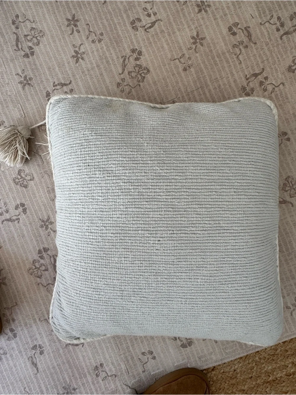 Serena & Lily - Ridgeline Pillow Cover - Sky/Ivory